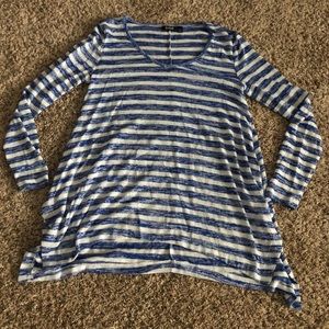 Striped tunic top